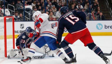 The Canadiens visit the Blue Jackets on Monday Night Hockey