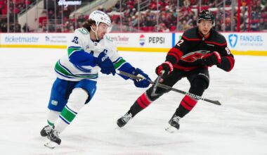 Lankinen starts, Hughes a game-time decision for Canucks vs. Hurricanes