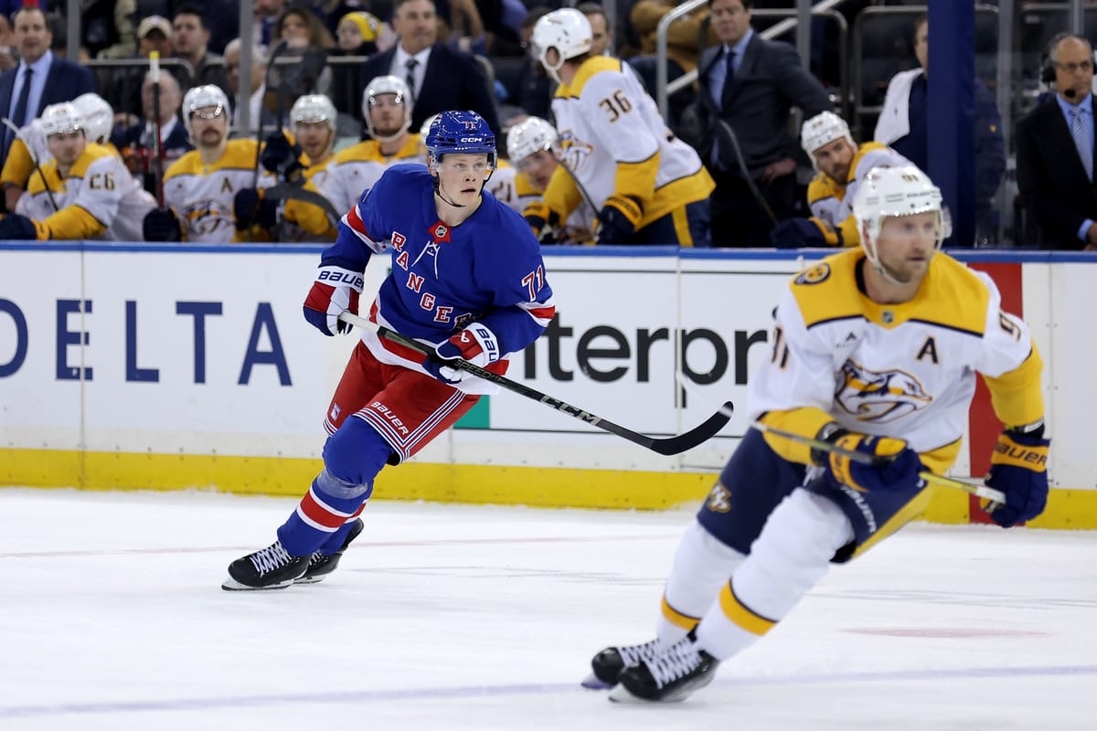 Nashville Predators vs. New York Rangers Open Thread
