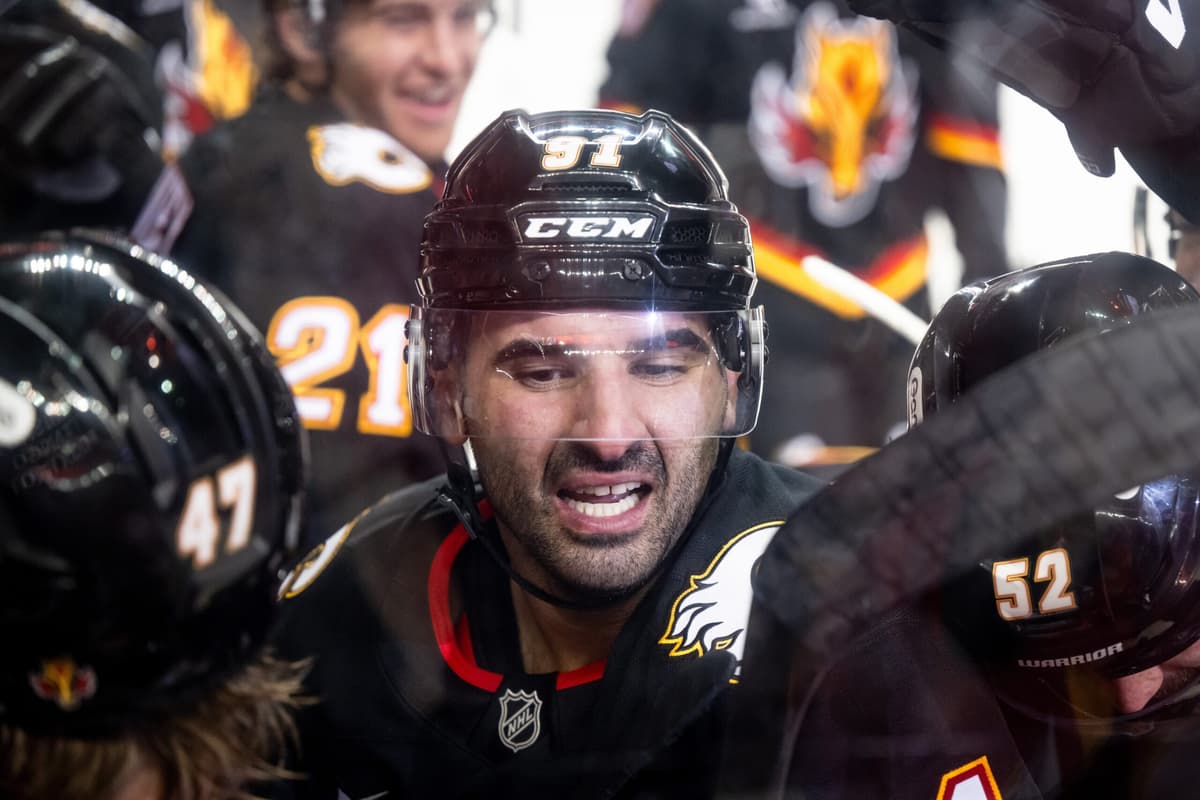 Flames forward Nazem Kadri suits up for 1,000th NHL game on Wednesday night