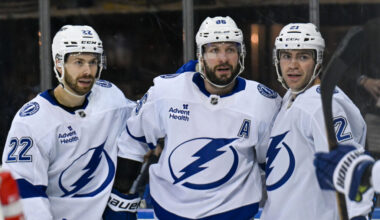Lightning's Nikita Kucherov, Brayden Point Leave With Injury