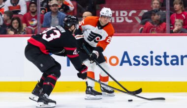 Senators Take their Dads to the City of Brotherly Love