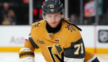 Golden Knights place William Karlsson on injured reserve