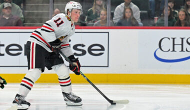 Blackhawks Recall Oliver Moore, Place Dickinson on IR