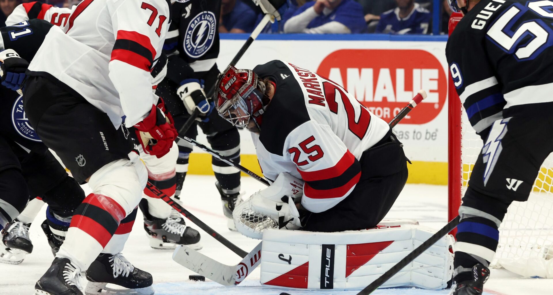 The Lightning Set for Battle With the Devils