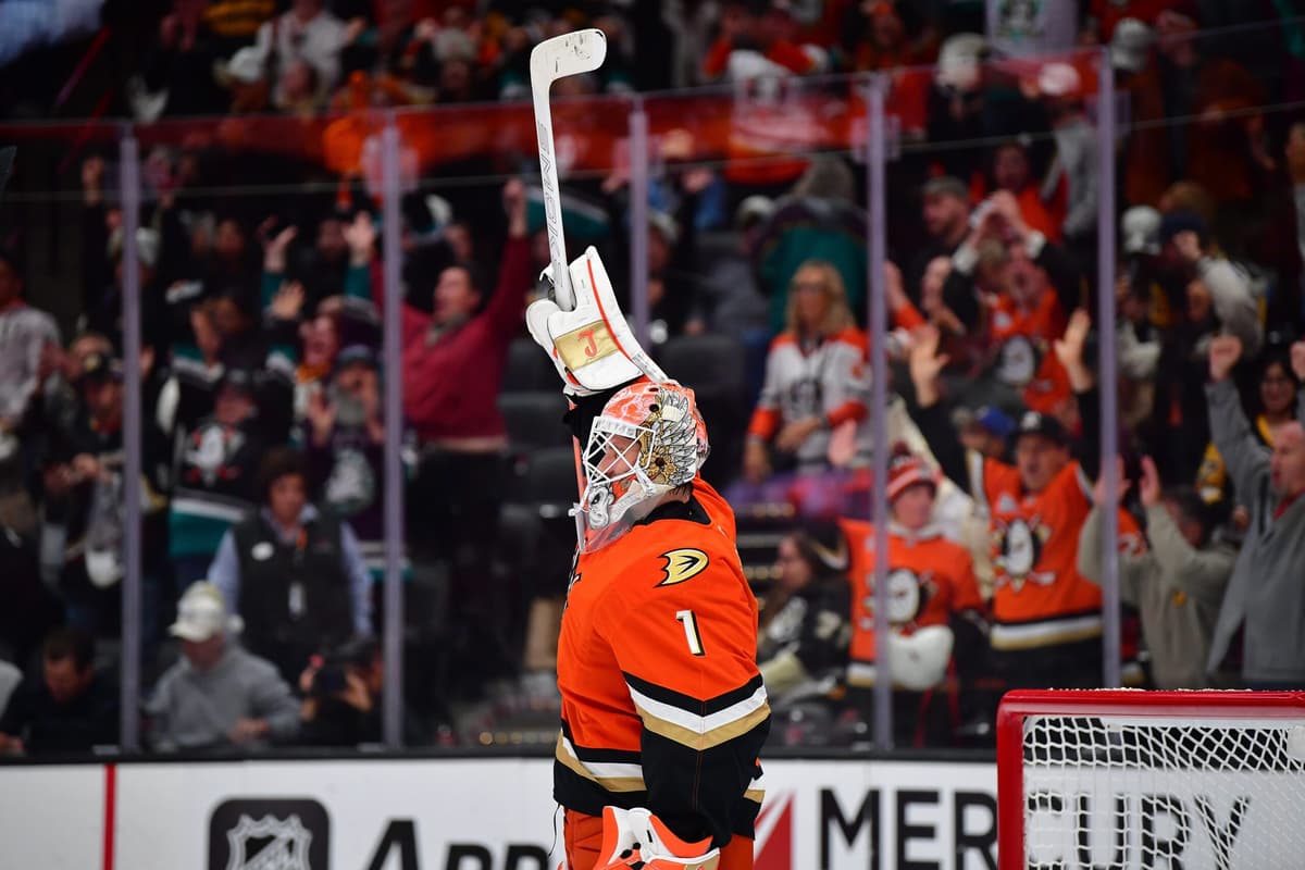 Ducks’ Lukas Dostal isn’t arriving. He was already here