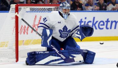 Maple Leafs’ Anthony Stolarz did not travel for road trip, Brandon Carlo could return Tuesday vs. Panthers