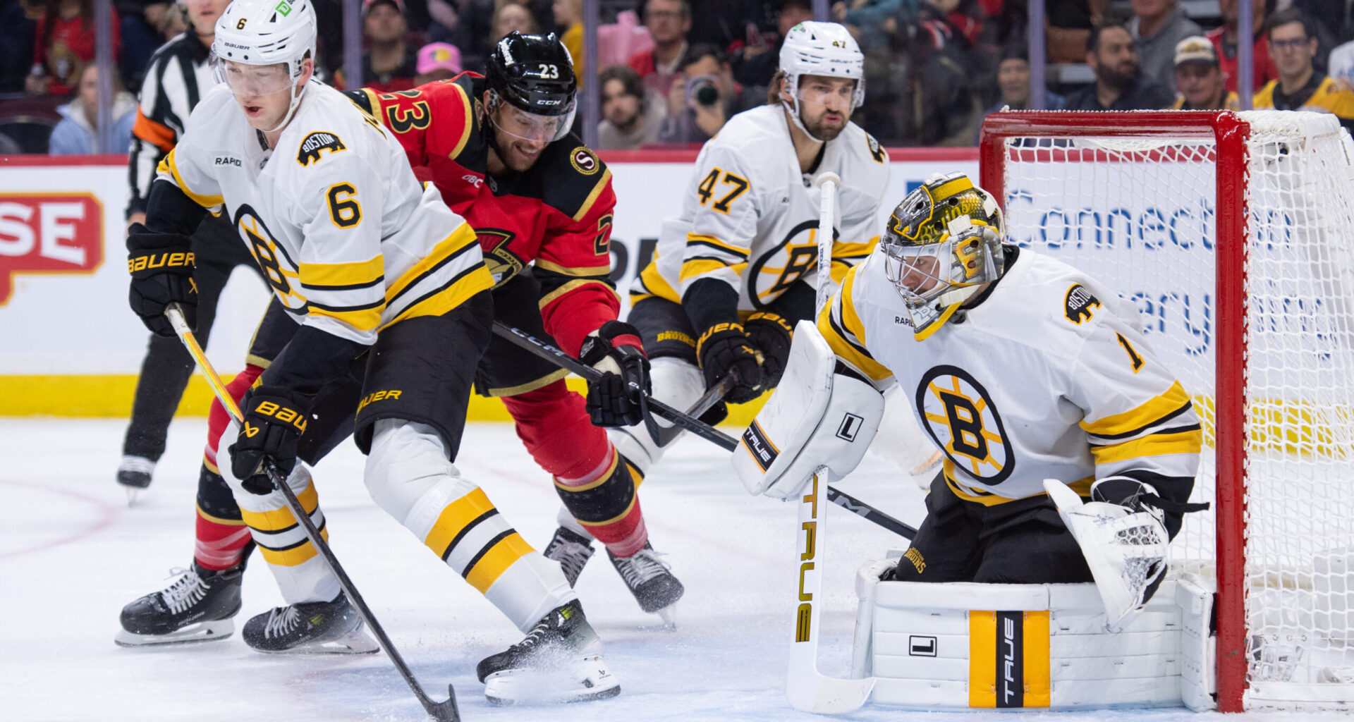 The Senators Go to Boston to Battle the Bruins