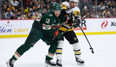 On a Friday Evening, the Minnesota Wild vs Pittsburgh Penguins