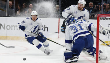 Jonas Johansson backstops Lightning to 4-2 victory over Mammoth