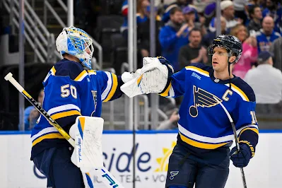 Brayden Schenn & Jordan Binnington, St. Louis Blues