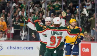 Why Wild got bizarre OT game-winning goal vs. Predators even though puck never went in the net image