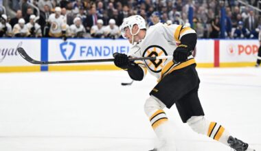Bruins’ Morgan Geekie, a rapid release and max speed: ‘Best shot on the team by far’