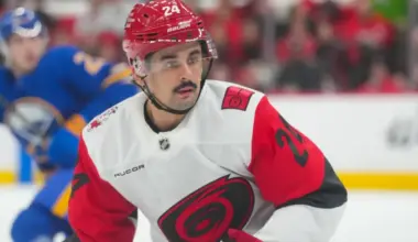 Seth Jarvis injury update: Hurricanes' forward hurt by own teammate's high stick to eye image