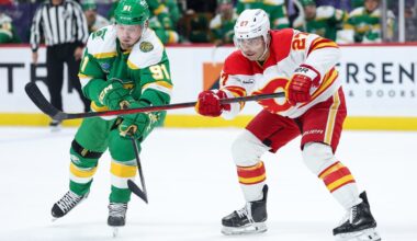 Flames shut out for second straight game in 2-0 loss to the Wild