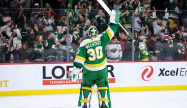 Jesper Wallstedt gets second straight start, records first home shutout: Takeaways