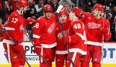 Red Wings offense comes back to life to snap losing skid: 5 thoughts
