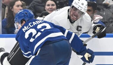 Kings’ Anze Kopitar will finish career without scoring in Toronto