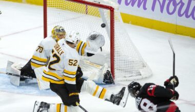 3 Stars: Bruins can't get out of own way in loss to Sens - 98.5 The Sports Hub