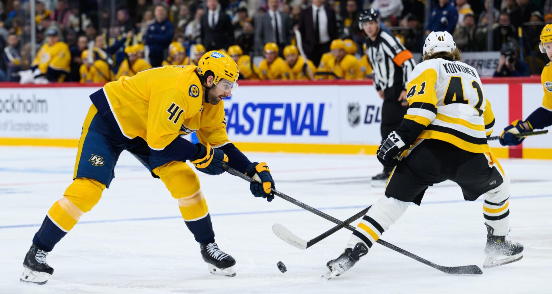 Nov. 16 Nashville Predators-Pittsburgh Penguins