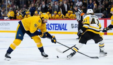 Nov. 16 Nashville Predators-Pittsburgh Penguins