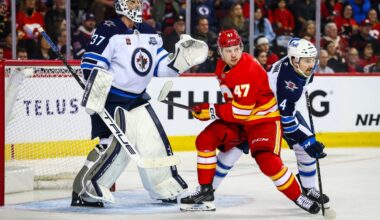Flames earn a point in shootout loss to Jets