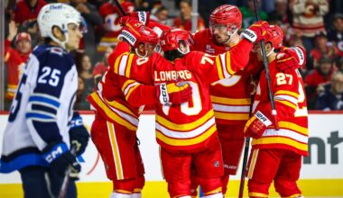 Flames get hard-fought point against Jets, but lose Honzek to injury