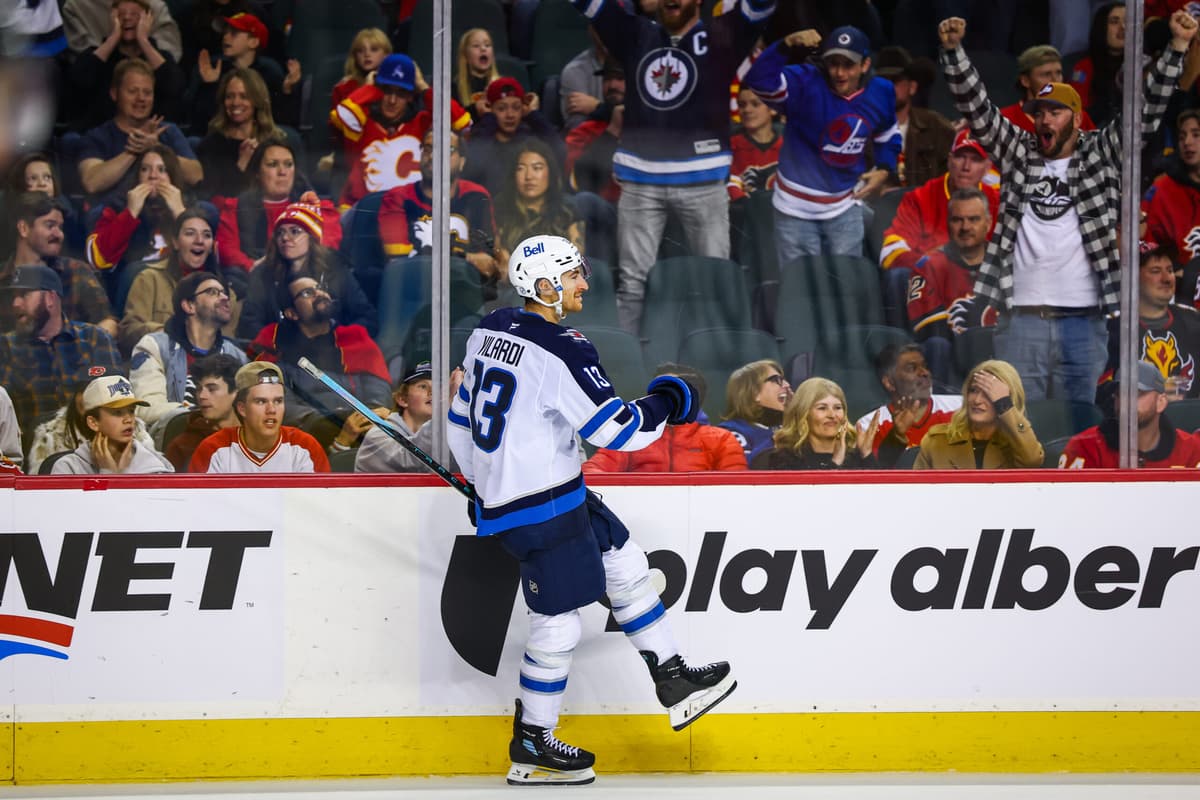 Vilardi nets shootout winner, Jets edge Flames 4-3