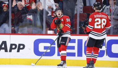 Connor Bedard delivers a hat trick while taking on leadership role for Blackhawks