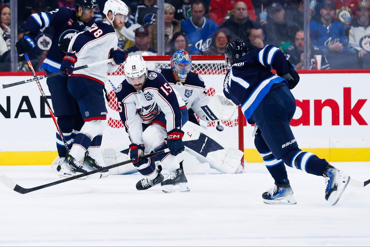 Travel-weary Blue Jackets don’t have the jam to hang with Jets