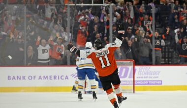 Flyers show improved start in win over Blues