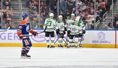 Oilers second home-ice stinker in November sees them lose 8-3 to Stars: Recap, Reaction and Highlights