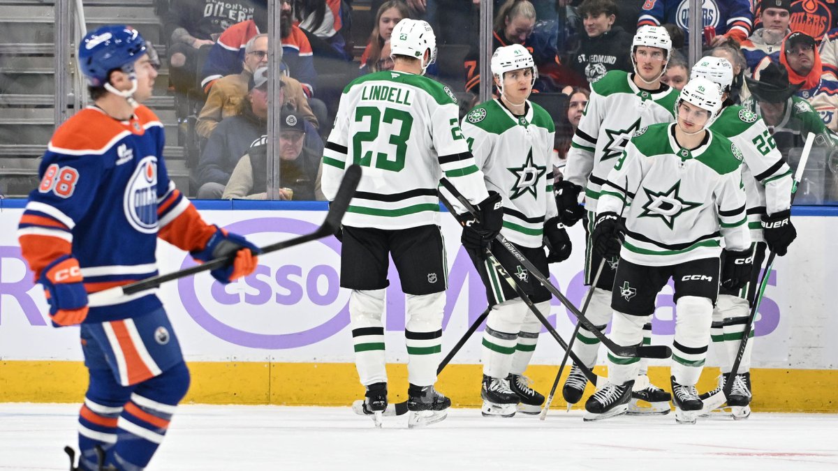 Stars crush Oilers as Benn scores 400th career goal – NBC 5 Dallas-Fort Worth