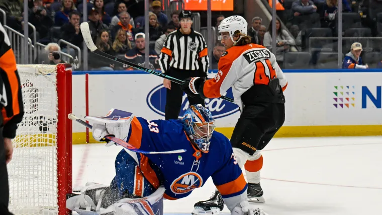 Flyers' Trevor Zegras extends NHL record shootout percentage with filthy goal vs. Islanders image