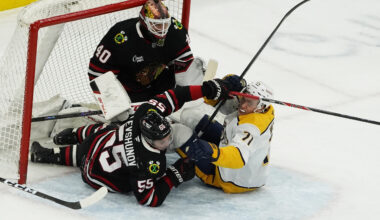 Chicago Blackhawks Debut Blackout Jerseys in Loss to Nashville