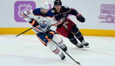 Despite comeback attempt, Oilers falter defensively in loss to Blue Jackets