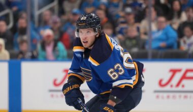 Blues activate forward Jake Neighbours after 12-game absence