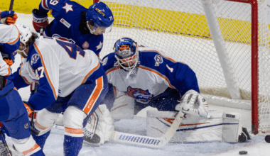 Islanders Show Fight, Fall to Americans 5-3