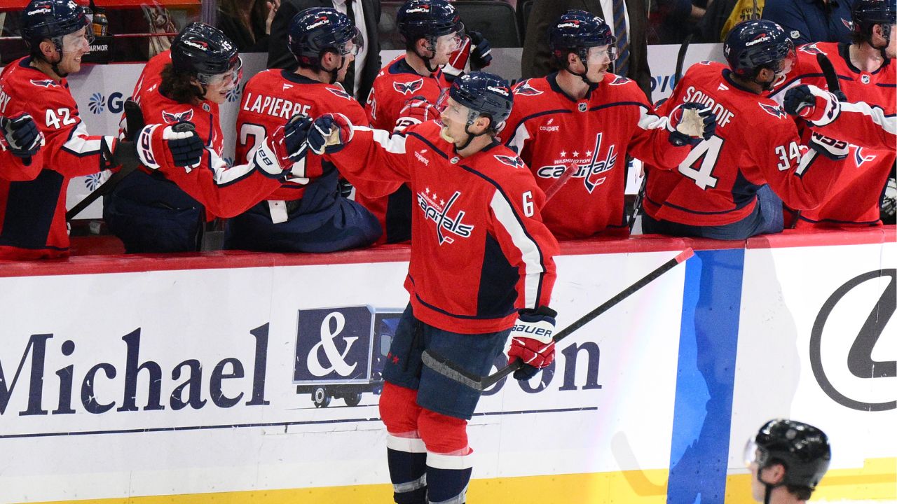 Chychrun scores twice to lift Capitals over Blue Jackets