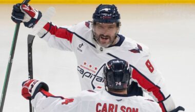 Alex Ovechkin nets hat trick in win, Washington Capitals hand Montreal Canadiens fifth straight loss