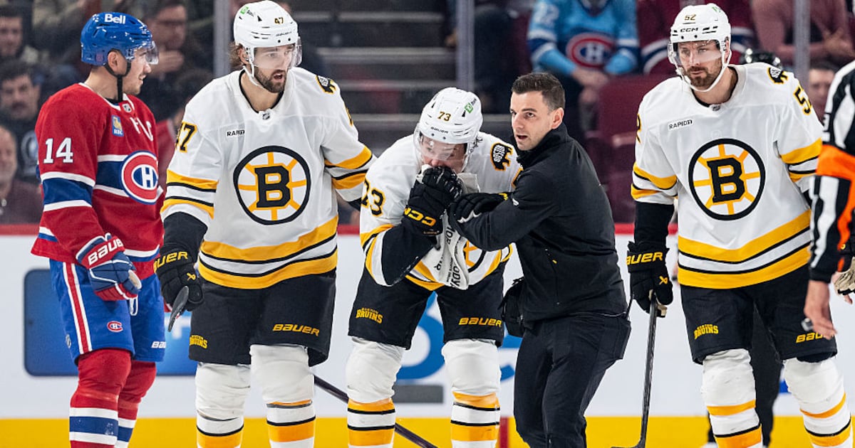 Bruins top defenceman Charlie McAvoy out indefinitely following facial surgery