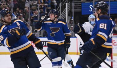 Dylan Holloway scores, Joel Hofer makes 17 saves in the St. Louis Blues' win over Utah Mammoth