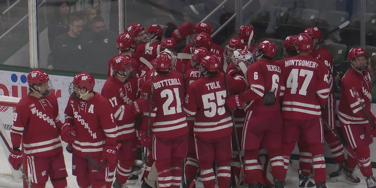 No. 1 Michigan State hockey gets swept by No. 7 Wisconsin with a 2-1 loss in overtime
