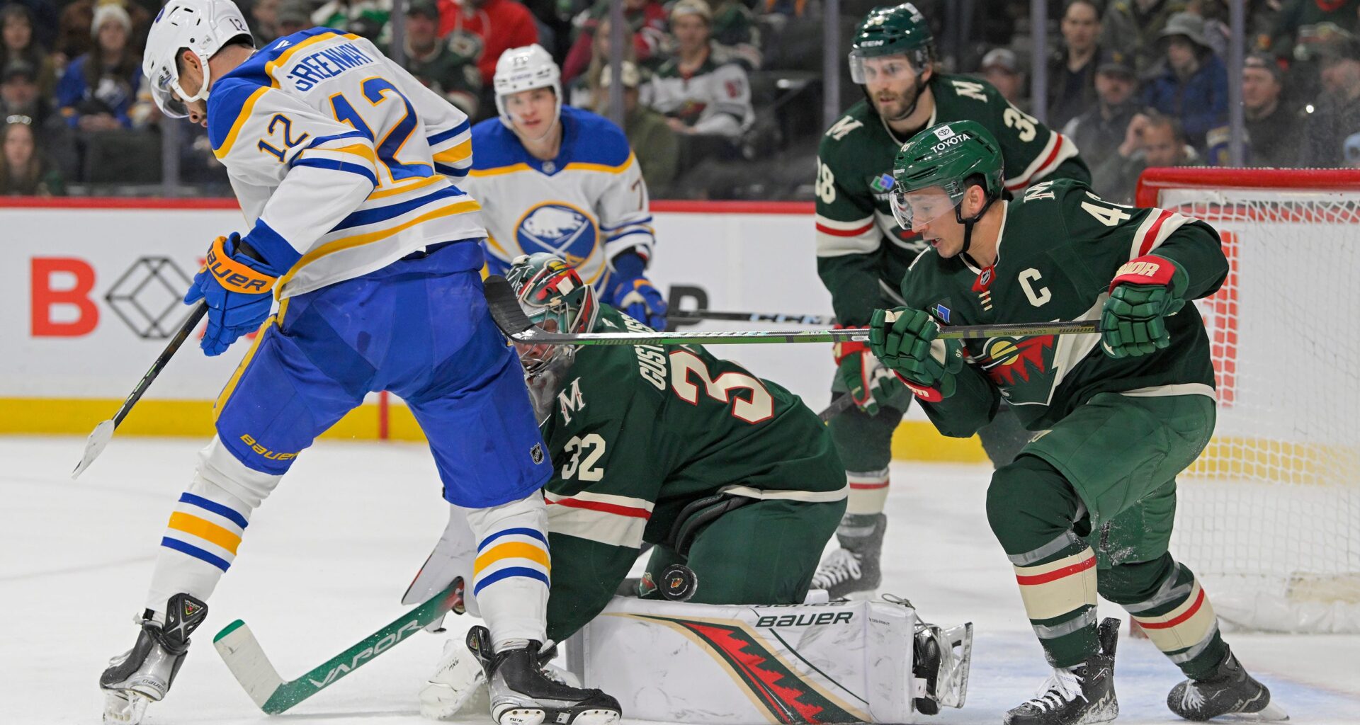 Jordan Greenway, Filip Gustavsson, Jared Spurgeon