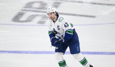 Vancouver Canucks’ defenceman Quinn Hughes returns to practice