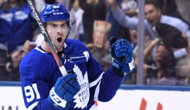 Leafs 'pretty jacked up' to see Tavares honoured for 500 goals