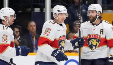 Florida Panthers score eight in rout of Nashville Predators