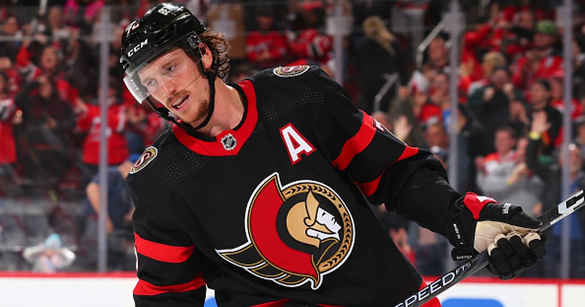 Ottawa Senators' Thomas Chabot sustains upper-body injury vs. Dallas Stars