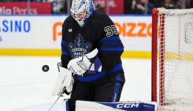 Dennis Hildeby to make first start of season for Toronto Maple Leafs vs. Hurricanes; Craig Berube says Anthony Stolarz ‘overworked’
