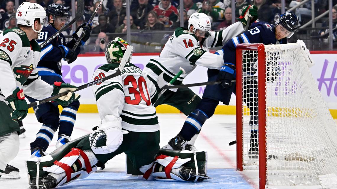 Wallstedt records 3rd shutout in 4 games, Wild shut down Jets 3-0 for 5th straight win